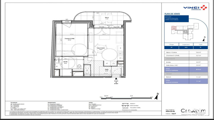 Ma-Cabane - Vente Appartement Chamalières, 39 m²