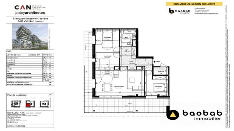 Ma-Cabane - Vente Appartement Chambéry, 79 m²