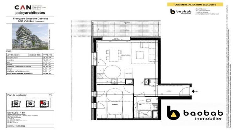 Ma-Cabane - Vente Appartement Chambéry, 49 m²