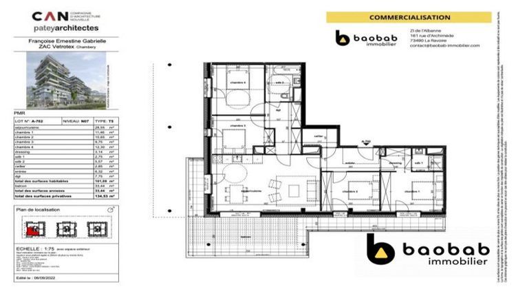 Ma-Cabane - Vente Appartement Chambéry, 101 m²