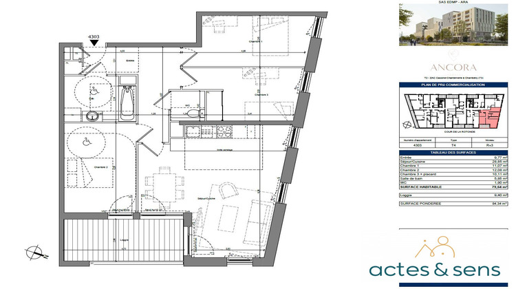 Ma-Cabane - Vente Appartement Chambéry, 79 m²