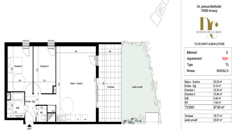 Ma-Cabane - Vente Appartement CHAMBERY, 68 m²