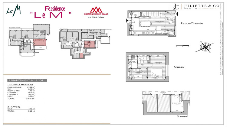 Ma-Cabane - Vente Appartement Chamonix-Mont-Blanc, 52 m²