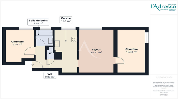 Ma-Cabane - Vente Appartement CHAMPIGNY-SUR-MARNE, 55 m²