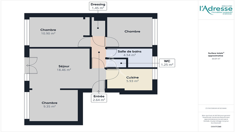 Ma-Cabane - Vente Appartement CHAMPIGNY-SUR-MARNE, 64 m²