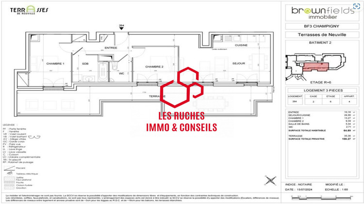 Ma-Cabane - Vente Appartement Champigny-sur-Marne, 65 m²