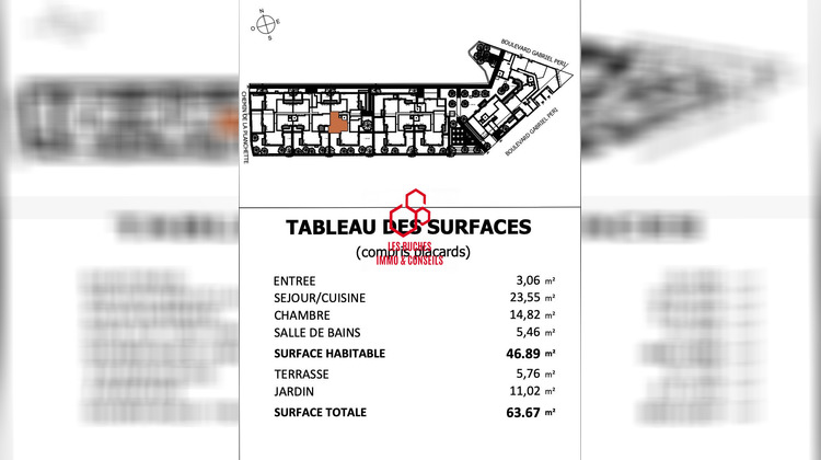 Ma-Cabane - Vente Appartement Champigny-sur-Marne, 46 m²