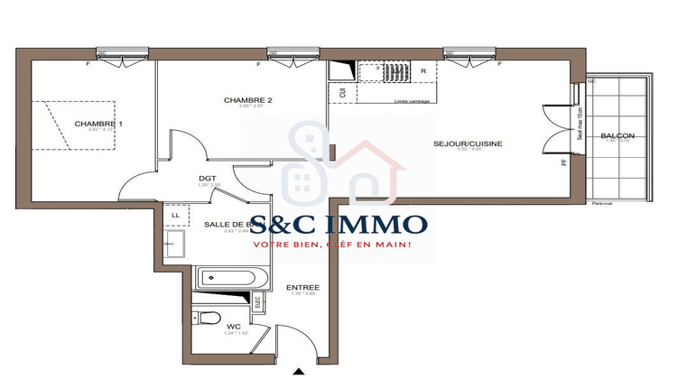 Ma-Cabane - Vente Appartement Champigny-sur-Marne, 63 m²