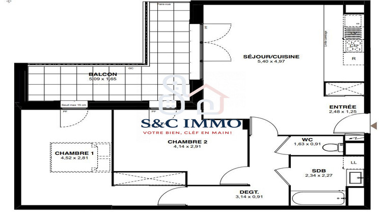 Ma-Cabane - Vente Appartement Champigny-sur-Marne, 70 m²
