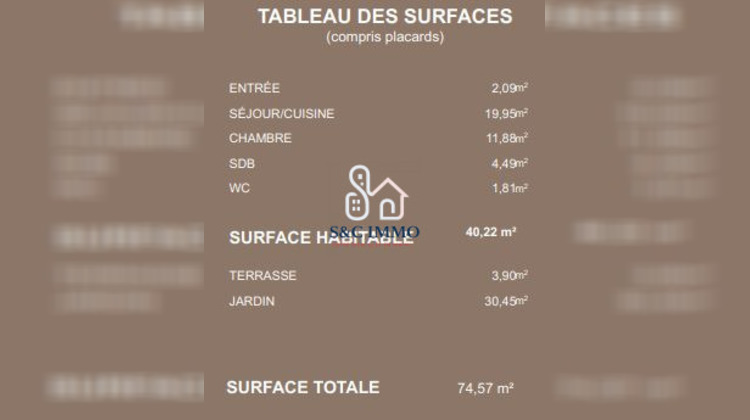 Ma-Cabane - Vente Appartement Champigny-sur-Marne, 40 m²