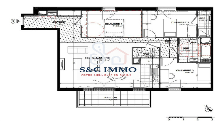 Ma-Cabane - Vente Appartement Champigny-sur-Marne, 86 m²