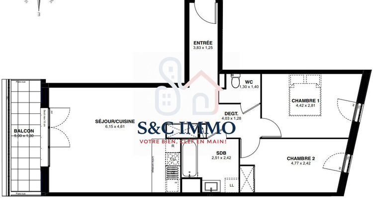 Ma-Cabane - Vente Appartement Champigny-sur-Marne, 68 m²