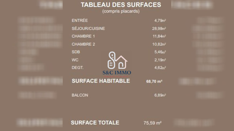 Ma-Cabane - Vente Appartement Champigny-sur-Marne, 68 m²