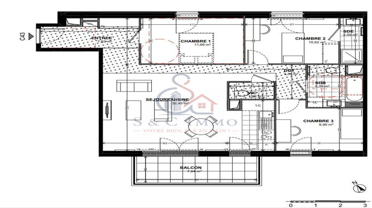 Ma-Cabane - Vente Appartement Champigny-sur-Marne, 86 m²
