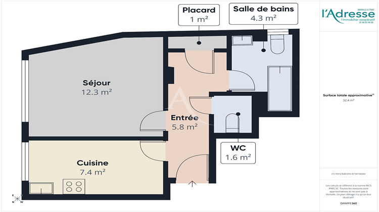Ma-Cabane - Vente Appartement CHAMPIGNY-SUR-MARNE, 32 m²