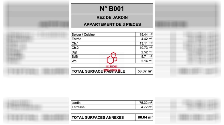 Ma-Cabane - Vente Appartement Champs-sur-Marne, 58 m²