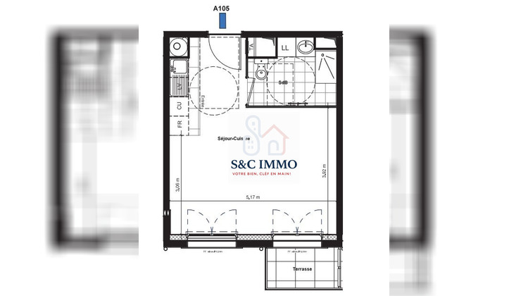 Ma-Cabane - Vente Appartement Chanteloup-en-Brie, 29 m²