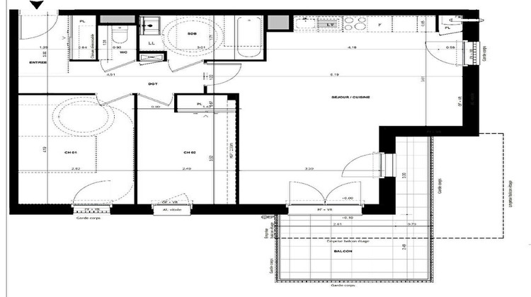 Ma-Cabane - Vente Appartement CHANTEPIE, 69 m²