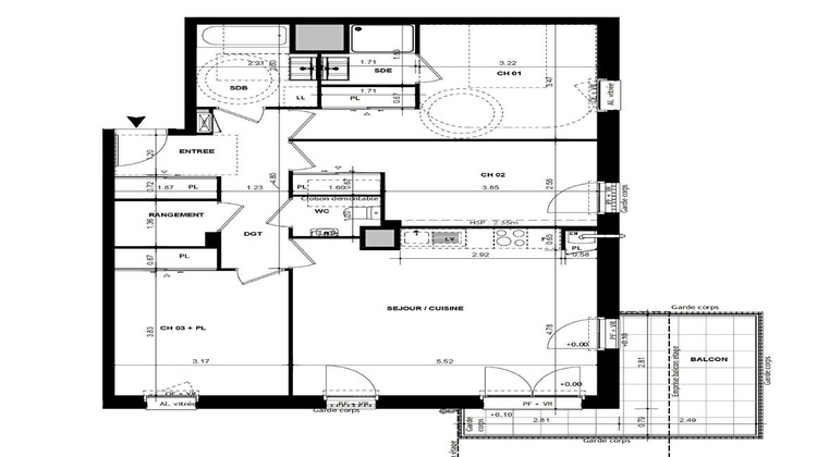 Ma-Cabane - Vente Appartement CHANTEPIE, 88 m²