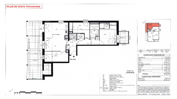 Ma-Cabane - Vente Appartement CHANTEPIE, 83 m²