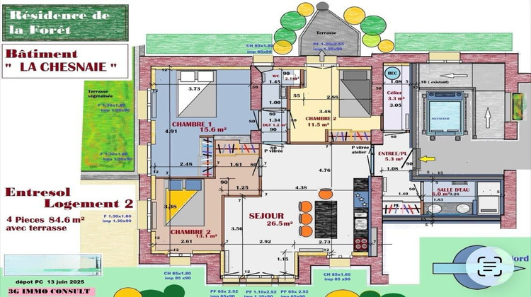 Ma-Cabane - Vente Appartement Chantilly, 84 m²