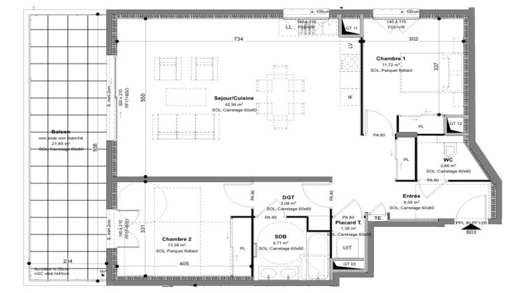 Ma-Cabane - Vente Appartement CHARBONNIERES-LES-BAINS, 109 m²