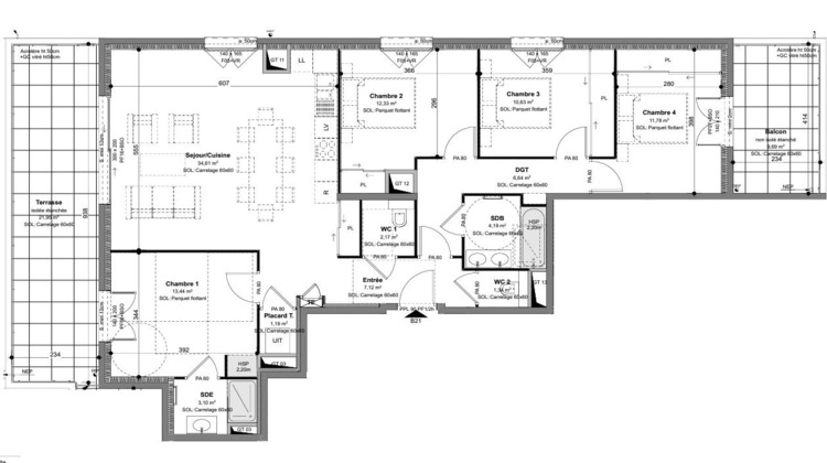 Ma-Cabane - Vente Appartement CHARBONNIERES-LES-BAINS, 109 m²