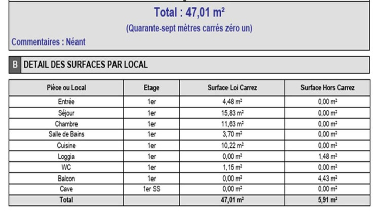 Ma-Cabane - Vente Appartement CHARTRES, 47 m²
