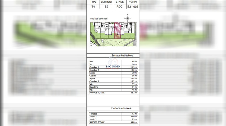 Ma-Cabane - Vente Appartement Chartres, 88 m²