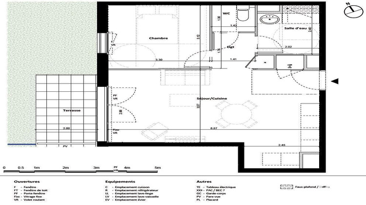 Ma-Cabane - Vente Appartement Châteauneuf-de-Gadagne, 47 m²