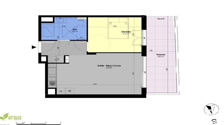 Ma-Cabane - Vente Appartement Châteauneuf-Grasse, 43 m²