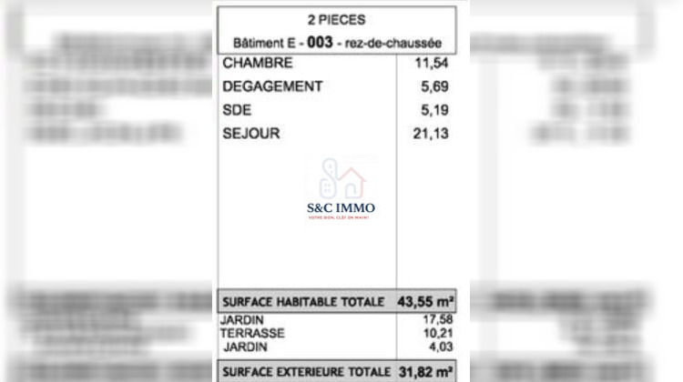 Ma-Cabane - Vente Appartement Châtenay-Malabry (), 43 m²