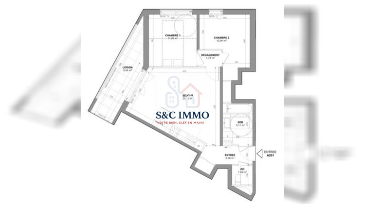 Ma-Cabane - Vente Appartement Châtenay-Malabry (), 61 m²
