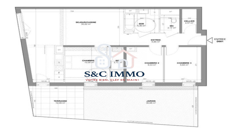 Ma-Cabane - Vente Appartement Châtenay-Malabry (), 86 m²