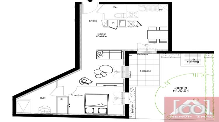 Ma-Cabane - Vente Appartement Châtenay-Malabry, 46 m²