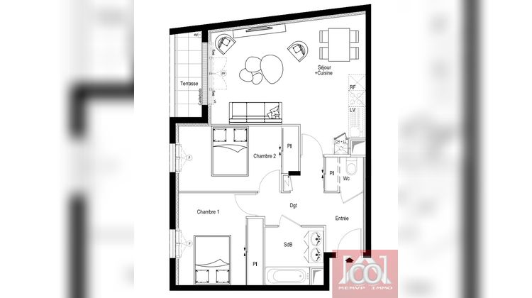 Ma-Cabane - Vente Appartement Châtenay-Malabry, 61 m²