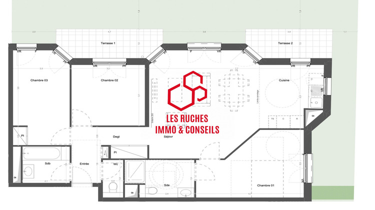 Ma-Cabane - Vente Appartement Châtenay-Malabry, 86 m²