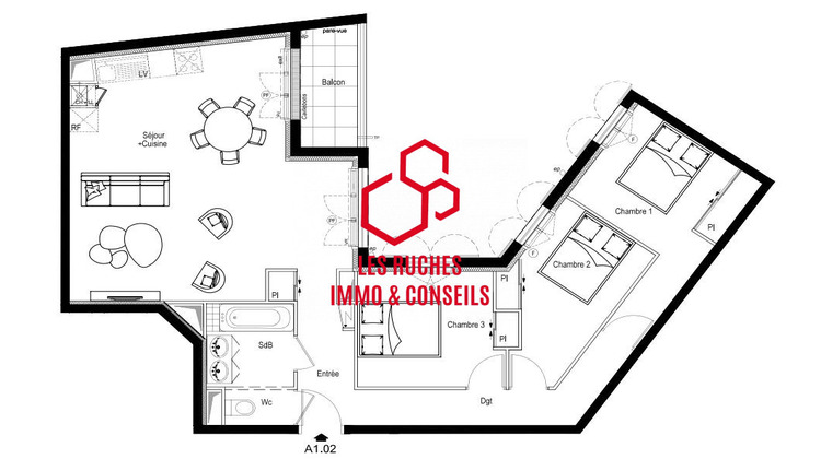 Ma-Cabane - Vente Appartement Châtenay-Malabry, 82 m²