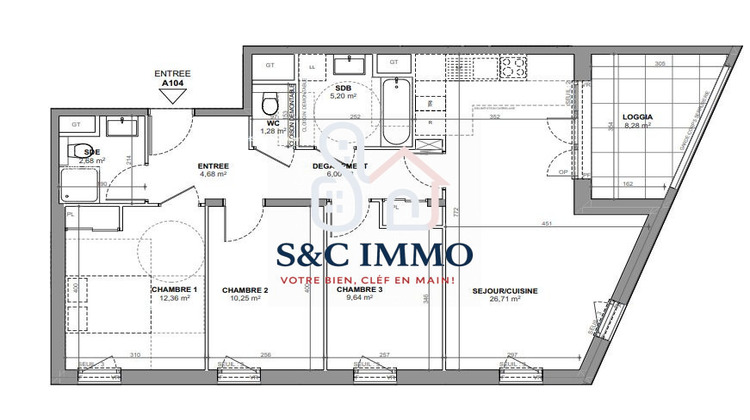 Ma-Cabane - Vente Appartement Châtenay-Malabry, 78 m²
