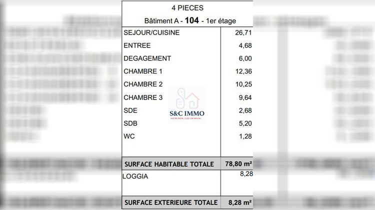Ma-Cabane - Vente Appartement Châtenay-Malabry, 78 m²