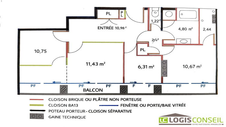 Ma-Cabane - Vente Appartement Châtenay-Malabry, 60 m²