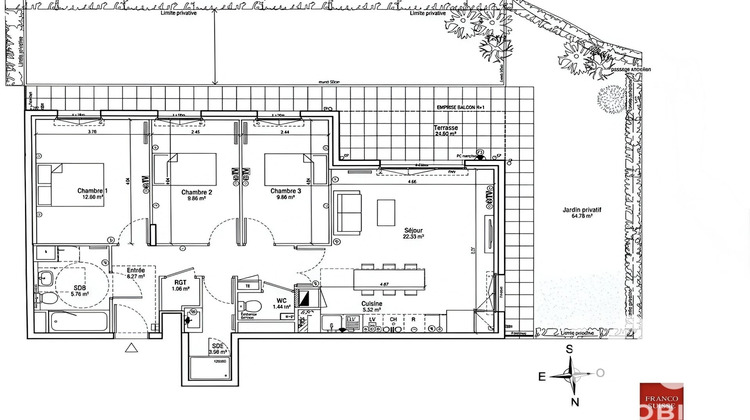 Ma-Cabane - Vente Appartement Châtenay-Malabry, 80 m²