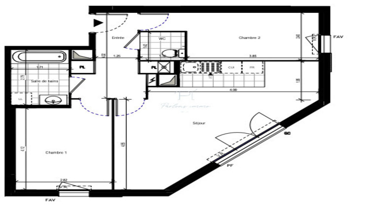 Ma-Cabane - Vente Appartement Châtillon, 62 m²