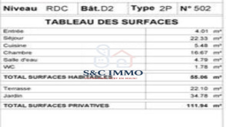 Ma-Cabane - Vente Appartement Chatou, 55 m²