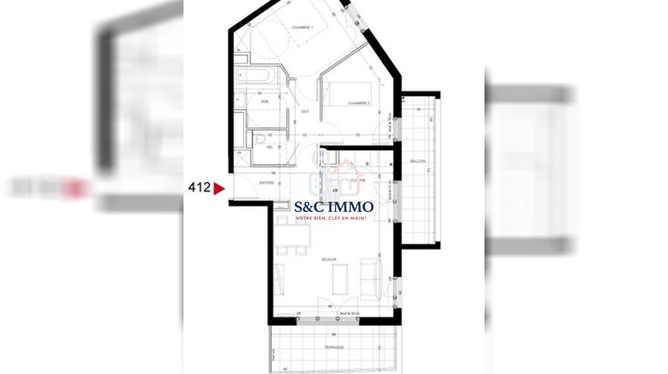 Ma-Cabane - Vente Appartement Chatou, 62 m²