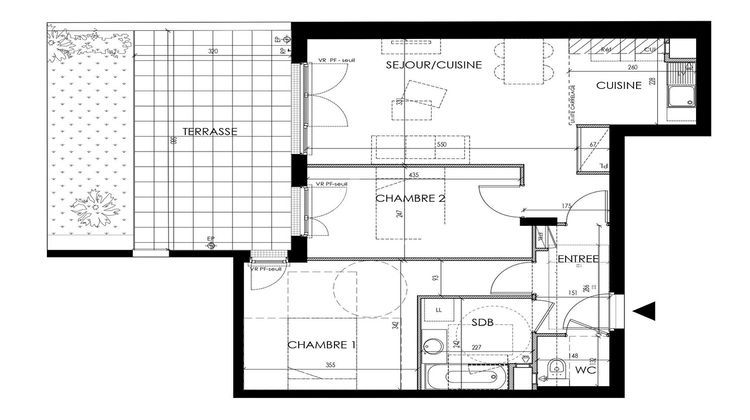 Ma-Cabane - Vente Appartement CHAVILLE, 62 m²