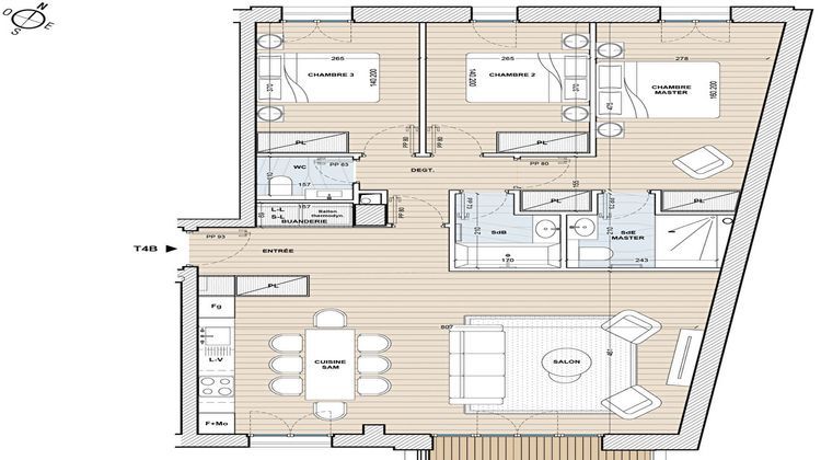 Ma-Cabane - Vente Appartement CHAVILLE, 91 m²