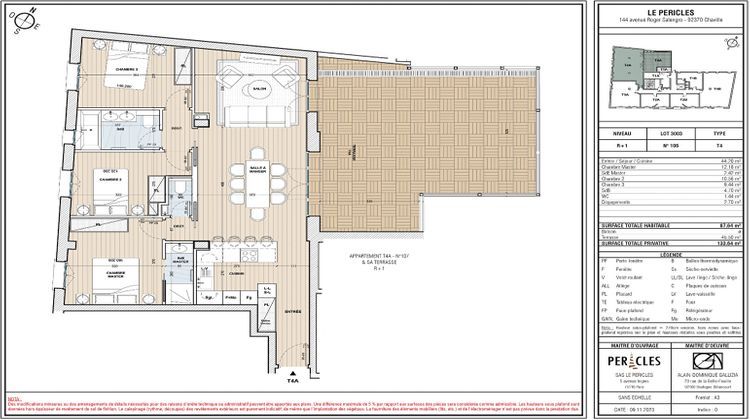 Ma-Cabane - Vente Appartement CHAVILLE, 87 m²