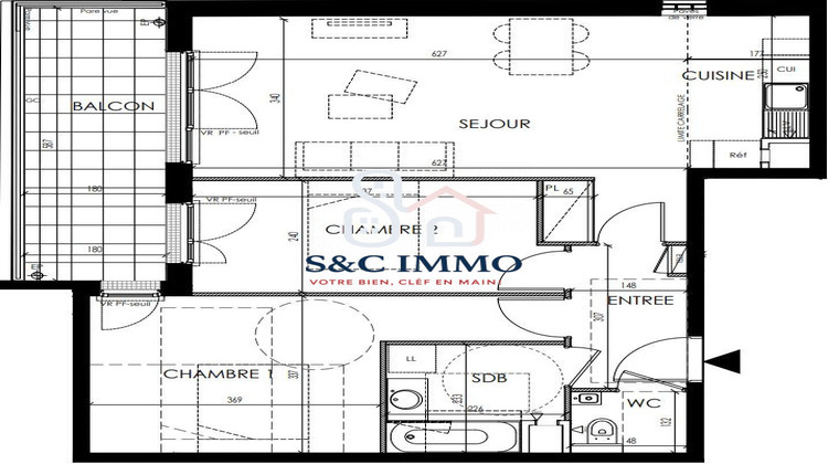 Ma-Cabane - Vente Appartement Chaville, 65 m²