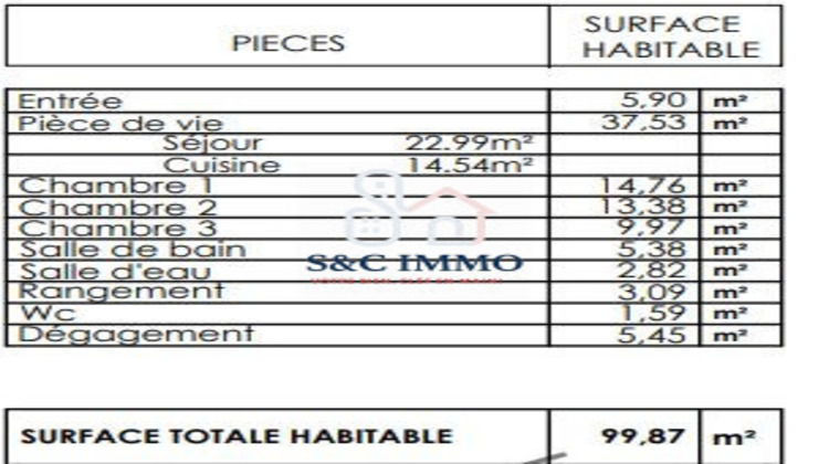 Ma-Cabane - Vente Appartement Chaville, 99 m²